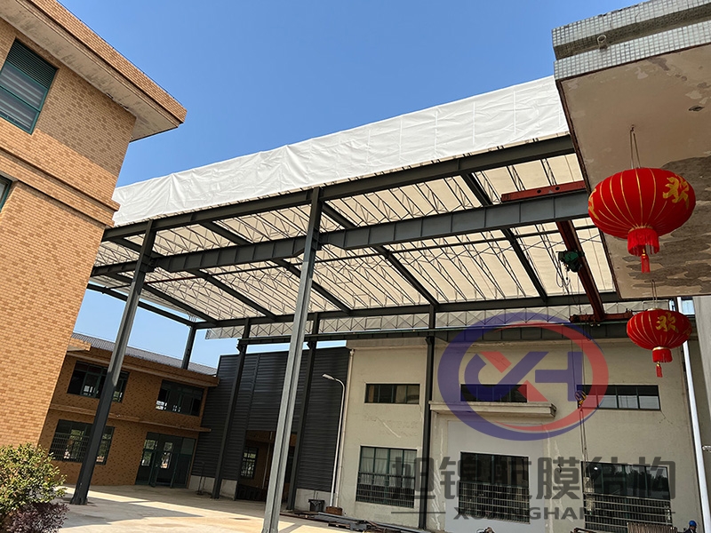 厂房电动遥控雨蓬