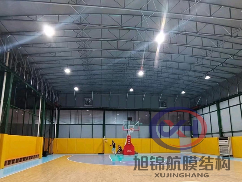 篮球场电动遮阳雨棚