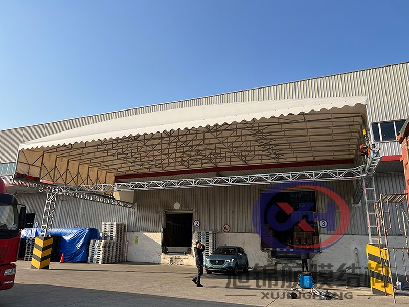 厂房电动遥控雨蓬