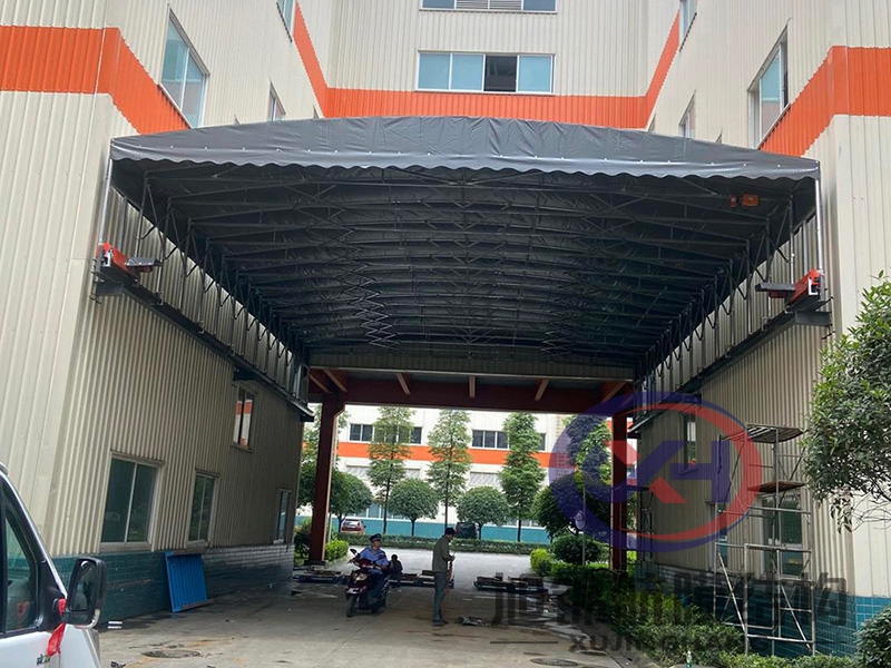 厂房电动遥控雨蓬