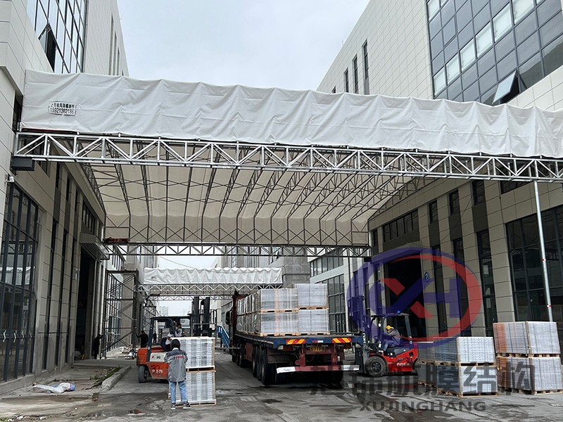 厂房电动遥控雨蓬