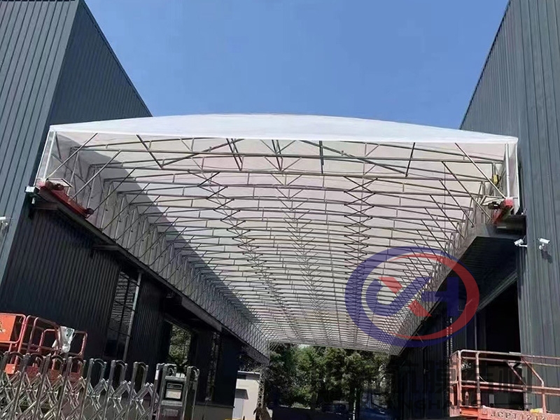 厂房电动遥控雨蓬