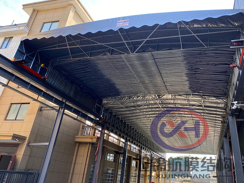 厂房电动遥控雨蓬